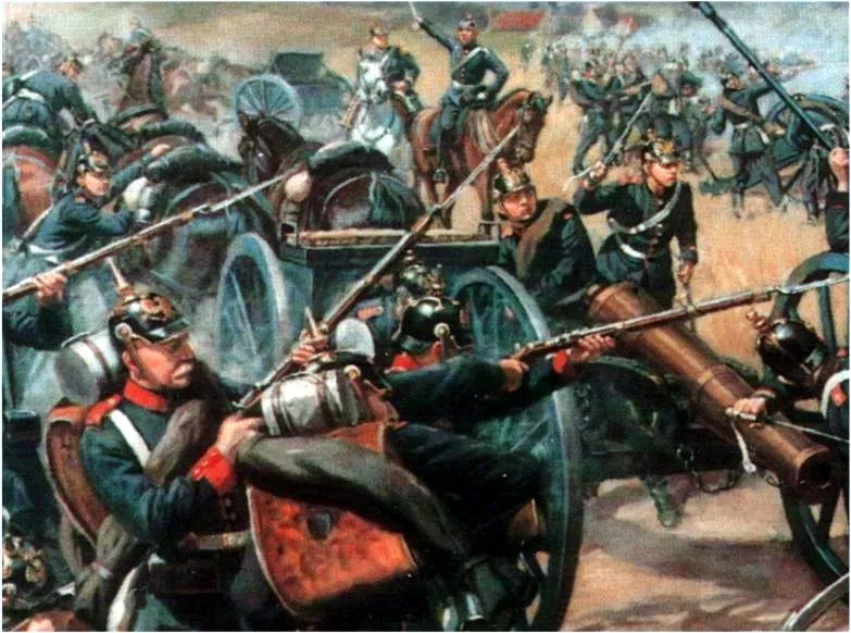 Battle of Langensalza, Germany