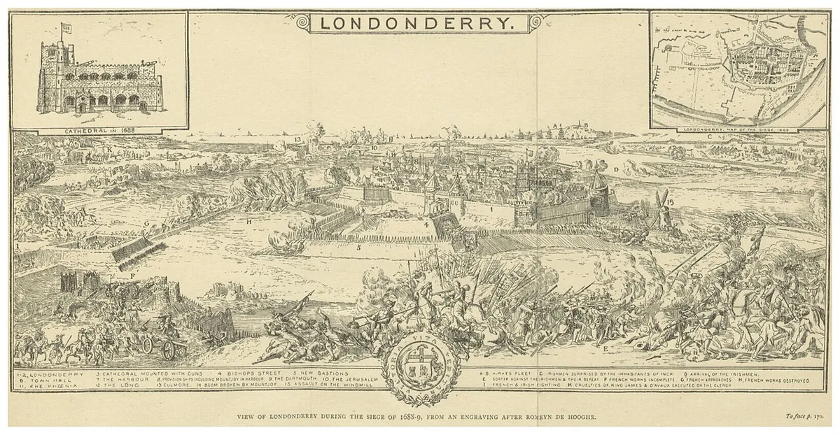 Siege of Derry, Northern Ireland