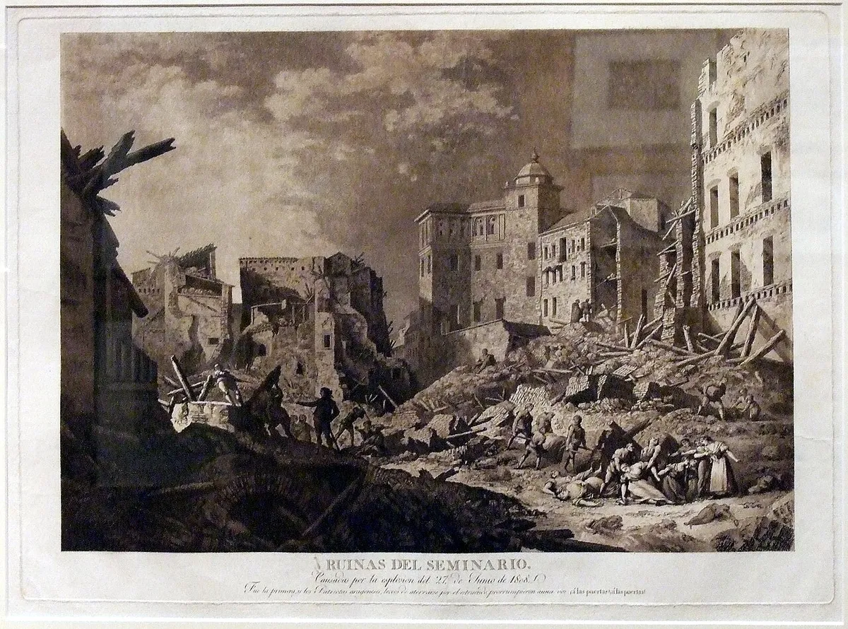 Siege of Zaragoza, Spain